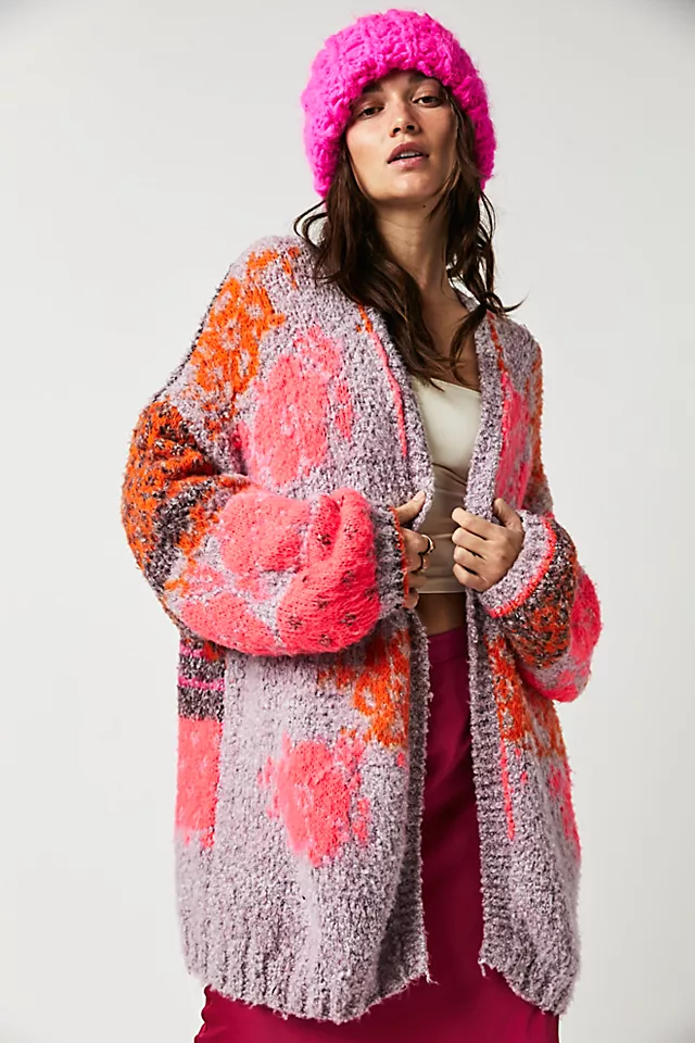 Gather Me Close Cardi Passion Flower Combo