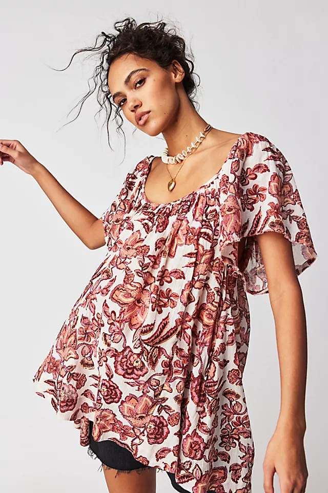 Kauai Getaway Printed Tunic Ivory Combo