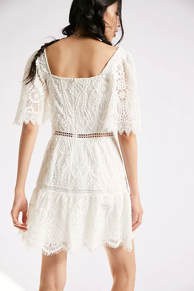 Saylor Zuzanna Mini Dress White