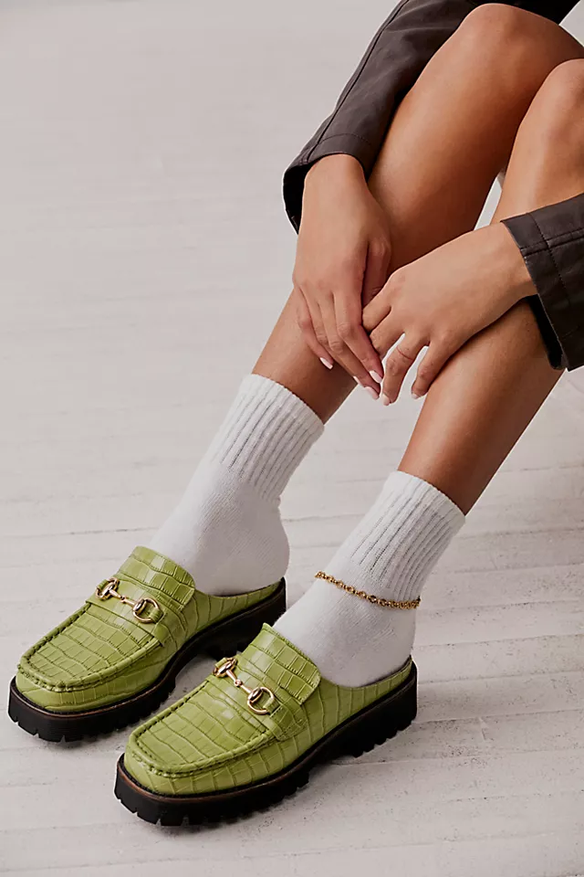 Luda Croc Loafers Apple