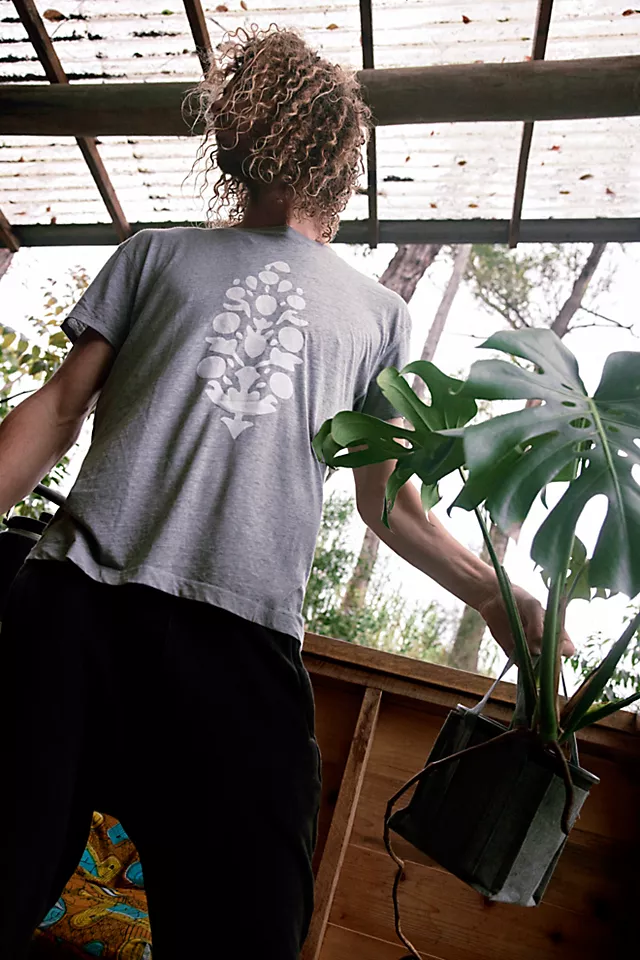 Keep Rolling Logo Tee Heather Grey Combo