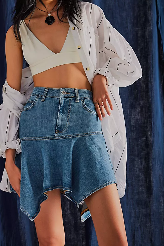 Alara Midi Skirt indigo