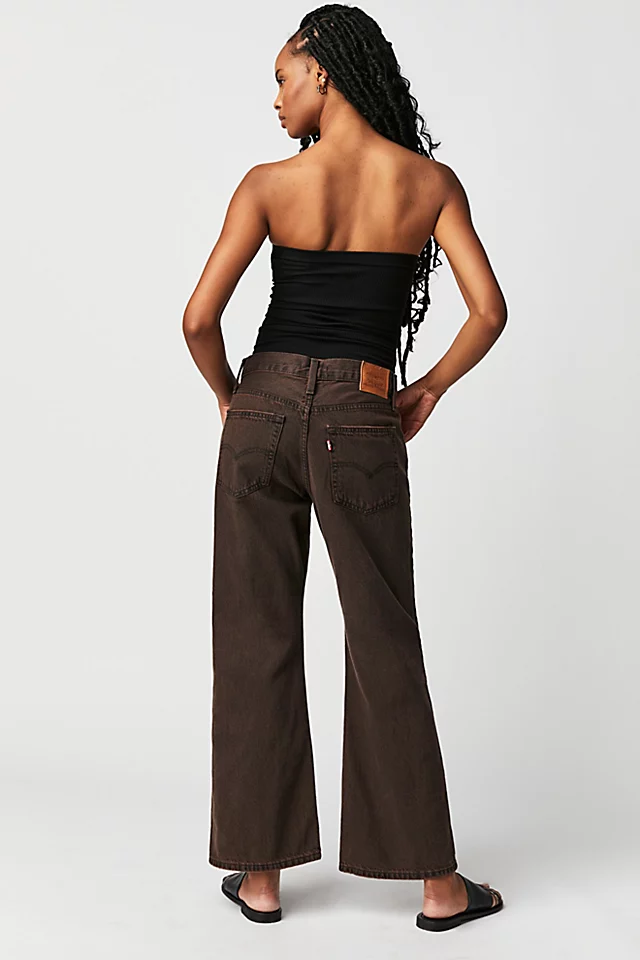 Levi's Baggy Bootcut Jeans Chroma Acid Chicory Coffee
