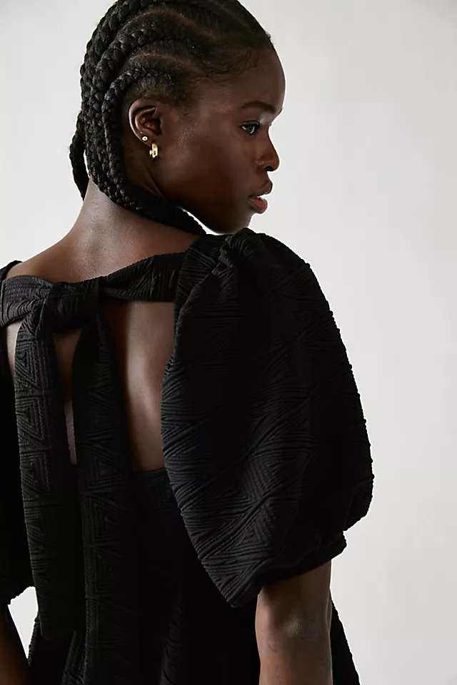 Violet Mini Dress Black