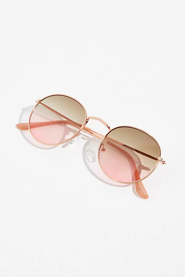 Far Out Round Sunglasses Rose