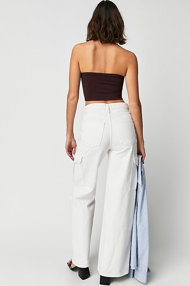 AGOLDE Minka Cargo Jeans Milkshake