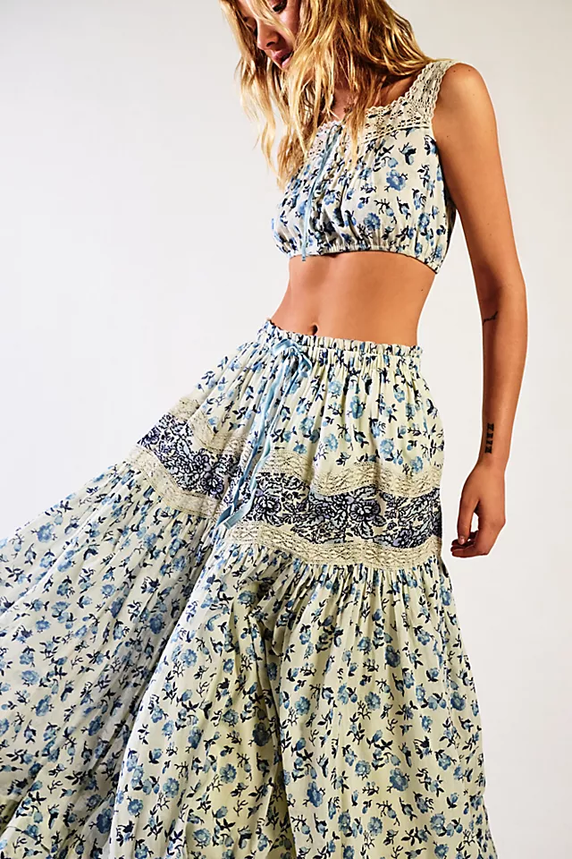 Printed La Dolce Vita Set Blue Combo