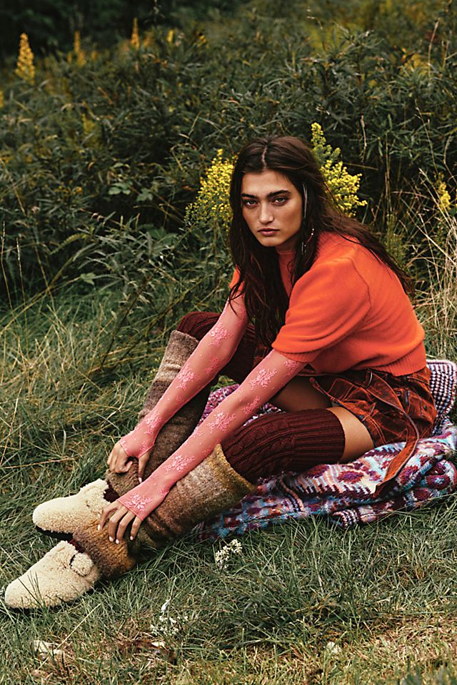 Boston Teddy Shearling Birkenstock Eggshell