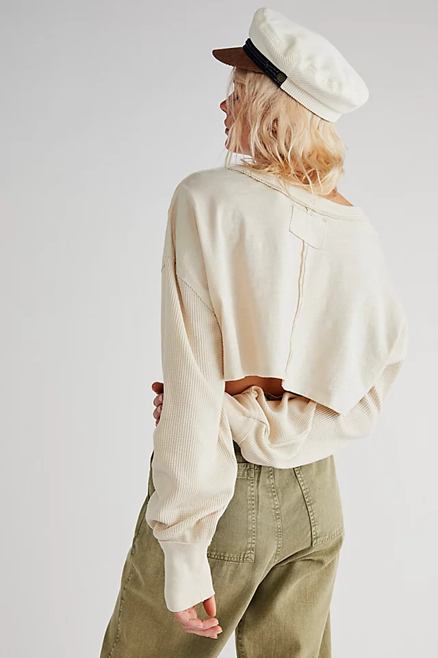 Peace Out Long Sleeve Marble Dust