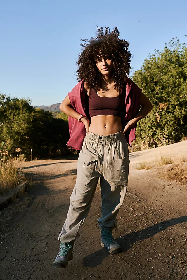 Gather Round Pants Soft Grey