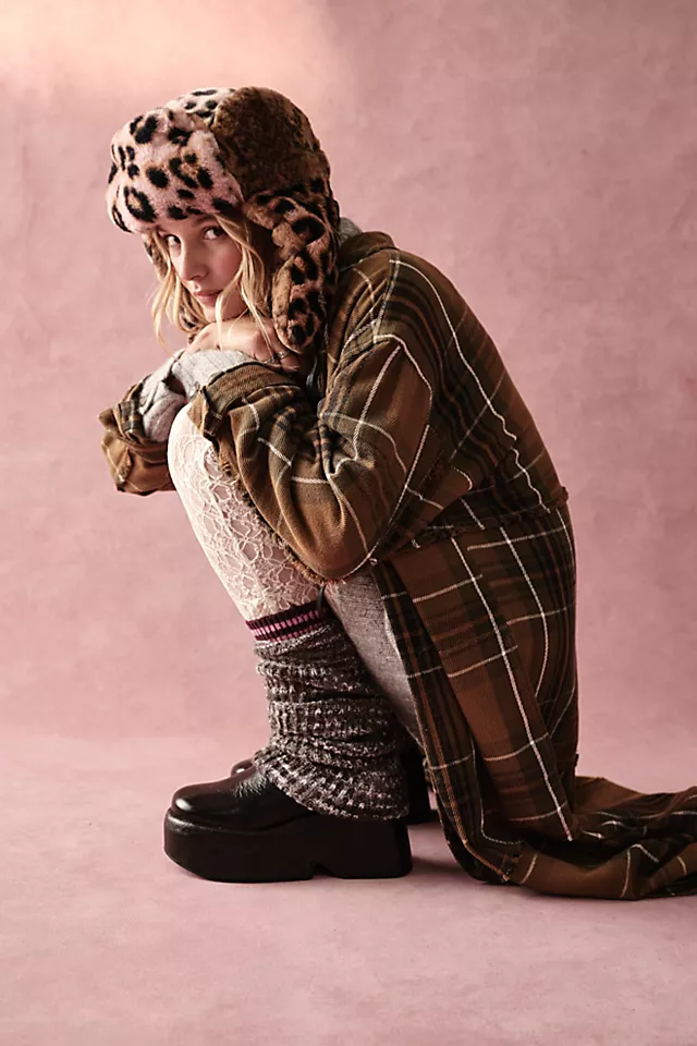 Deja Vu Spacedye Leg Wamers Black Combo