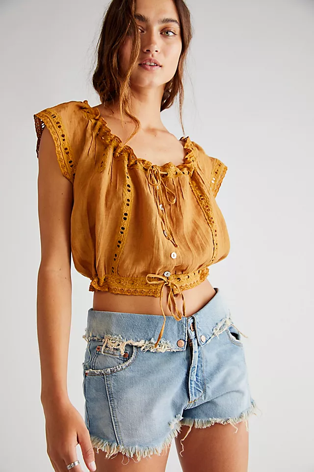 La Casa Lily Blouse Tiger Eye