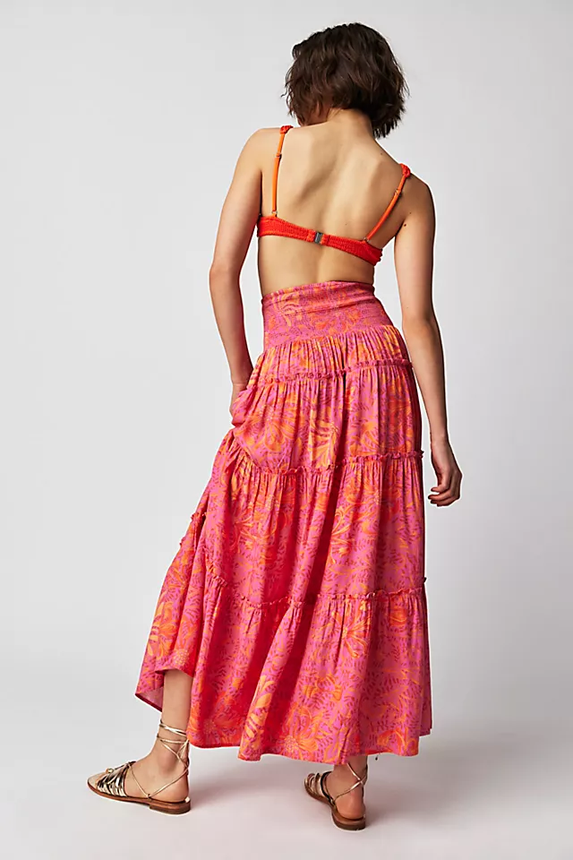 Jen's Pirate Booty Garden Party Circle Skirt Dragonfruit