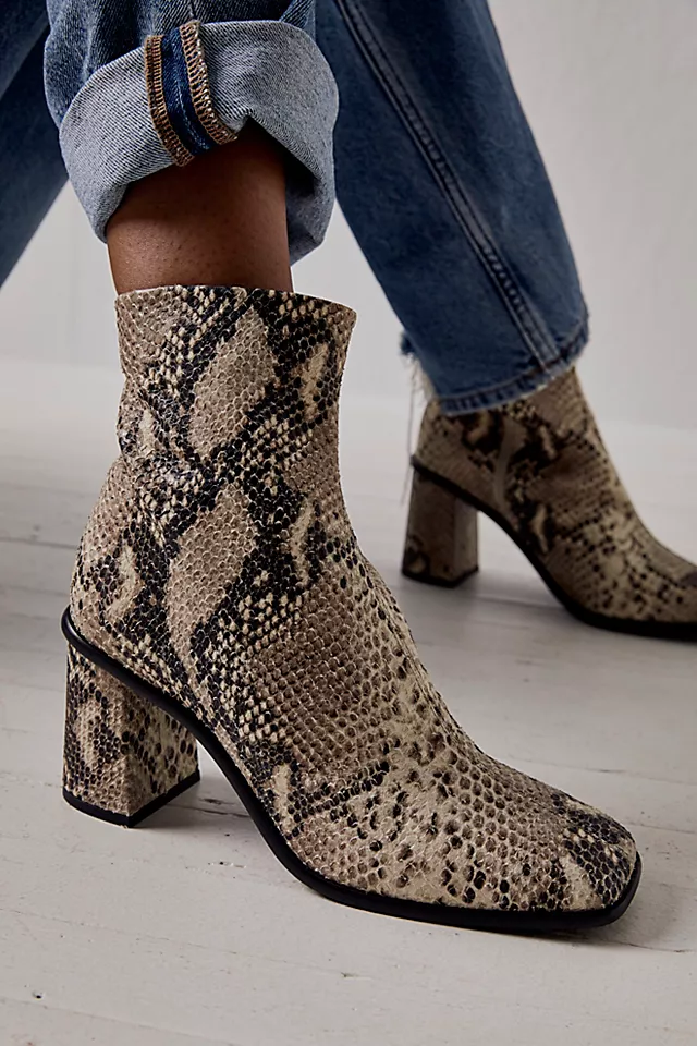 Sienna Ankle Boots Moonlight Snake