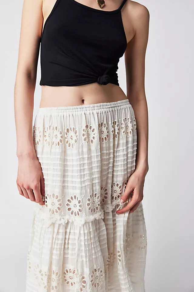 Lorelai Midi Skirt White