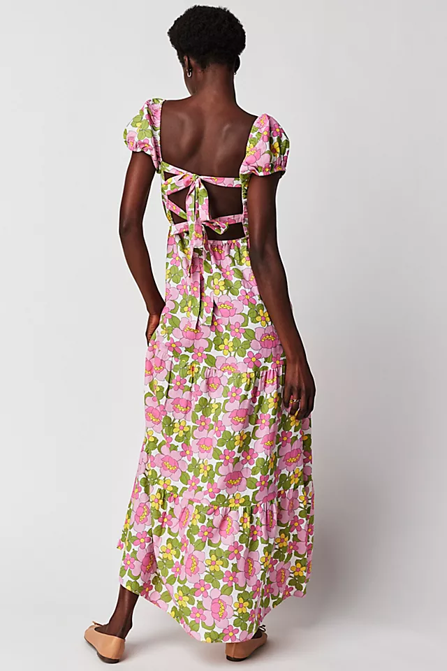 Cathy Maxi Dress Fresh Floral