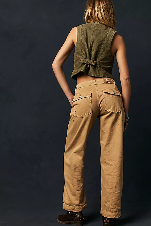 Aria Low-Rise Trousers Tampico