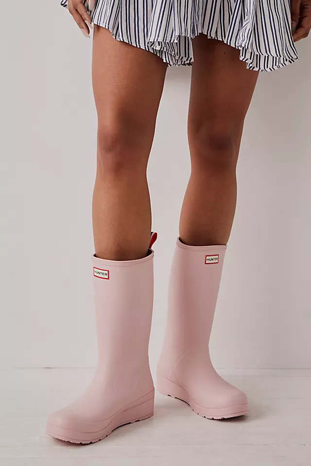 Hunter Play Tall Wellies Azalea Pink