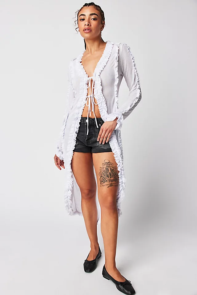 Get It Girl Maxi Top White