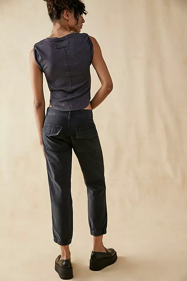 Citizens of Humanity Agni Utility Trousers Washed Black