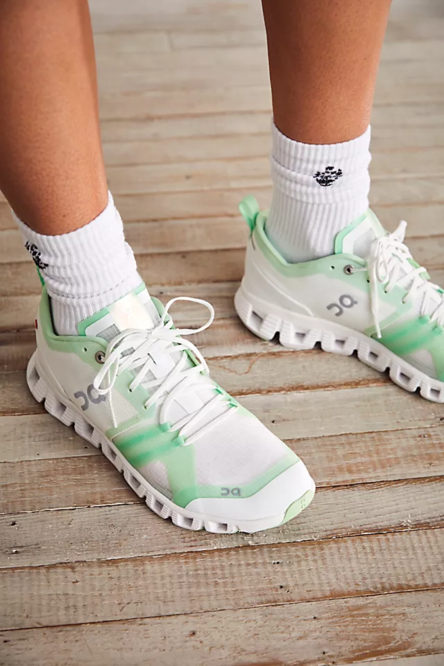 On Cloud X Shift Sneakers White / Matcha