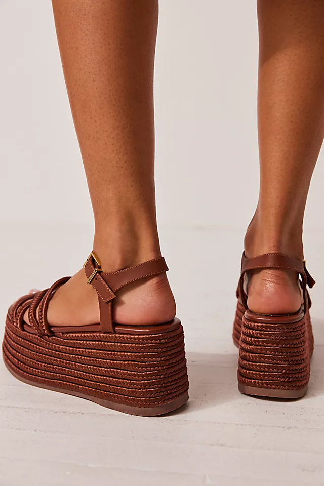 Mend Platform Wedges Peanut