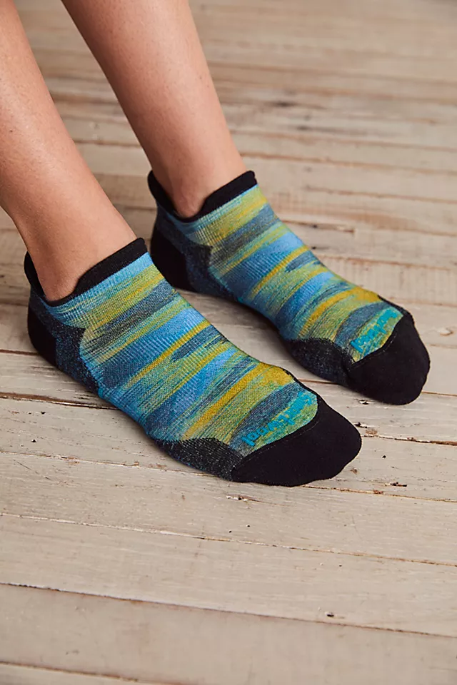 Smartwool Run Cushion Brush Stroke Socks Capri