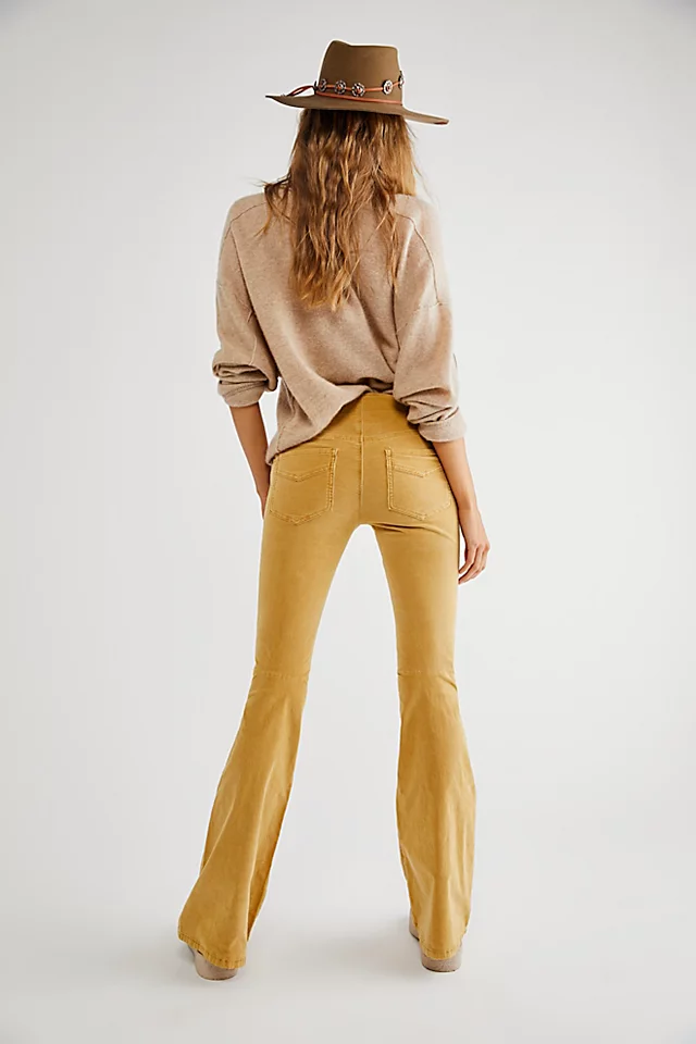 Pull On Corduroy Flare Hayloft