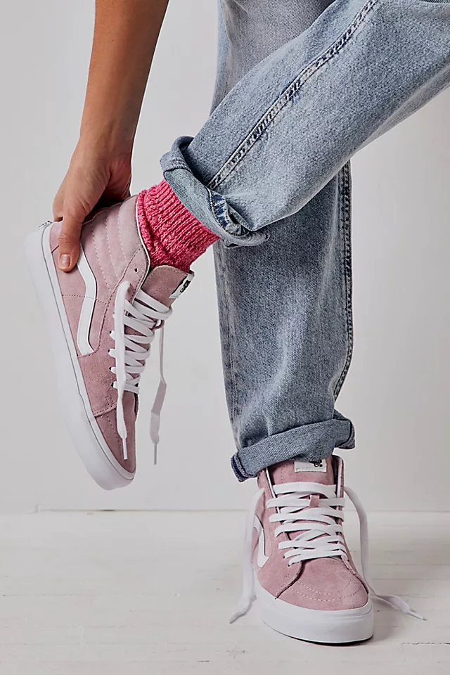 UA SK8-Hi Top Suede Sneakers Zephyr