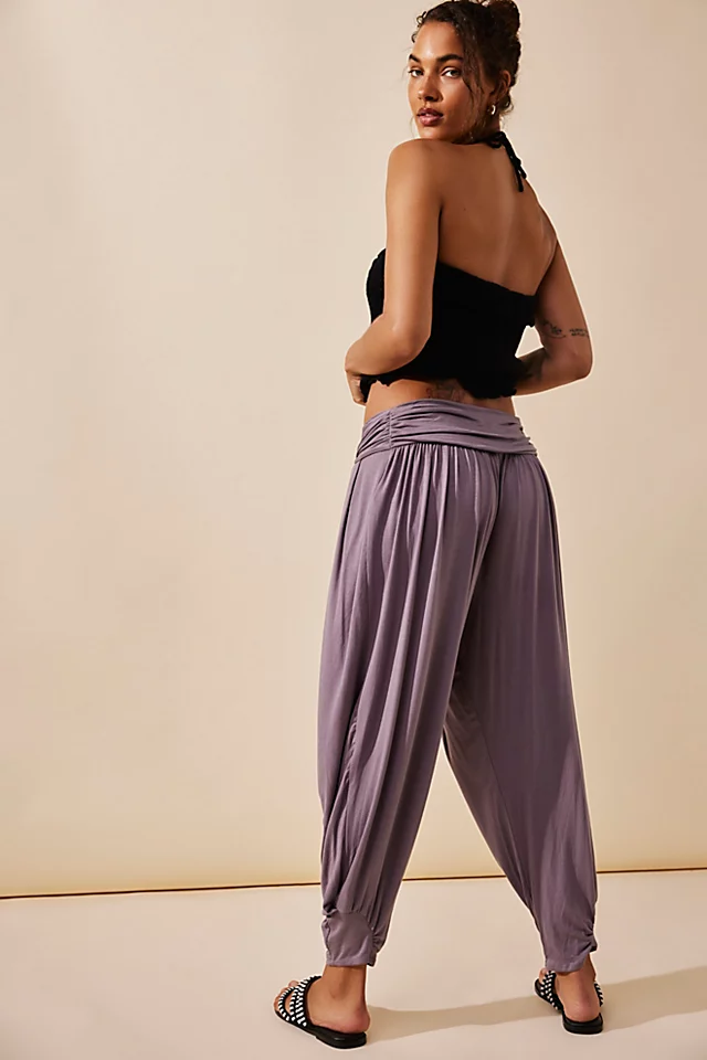 Pia Pants Purple Taupe