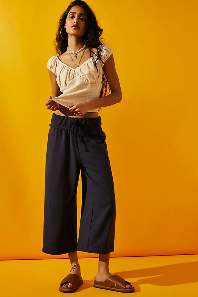 Essential Gaucho Pants Celestial Indigo