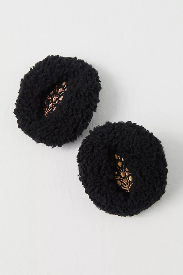 Muff Puffs Earwarmers Black Combo