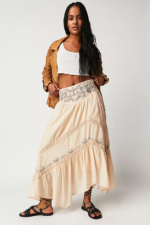 Mirabelle Maxi Skirt Tea