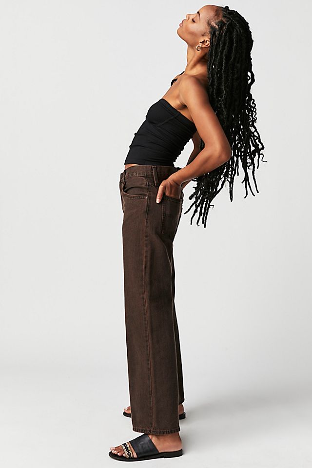 Levi's Baggy Bootcut Jeans Chroma Acid Chicory Coffee