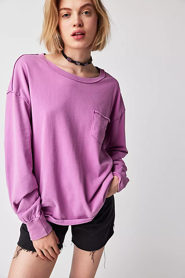 Fade Into You Tee Iris Orchid