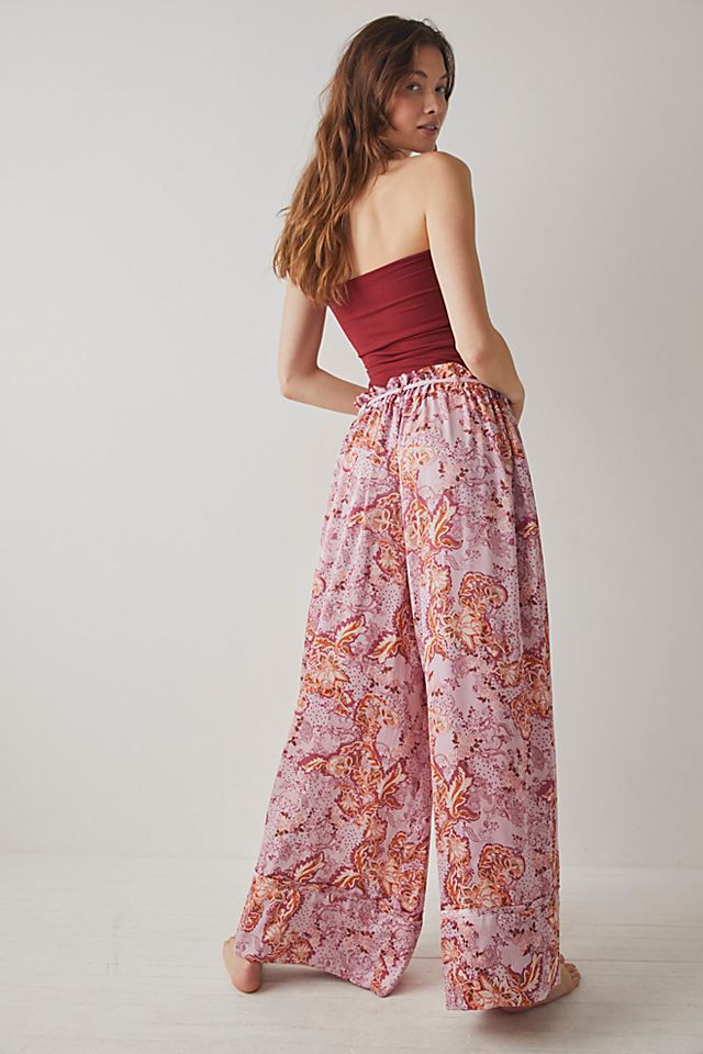 Goddess Lounge Pants Mauve Combo