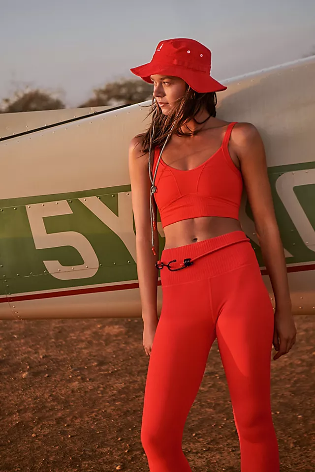 Kangol Utility Cords Jungle Hat Red