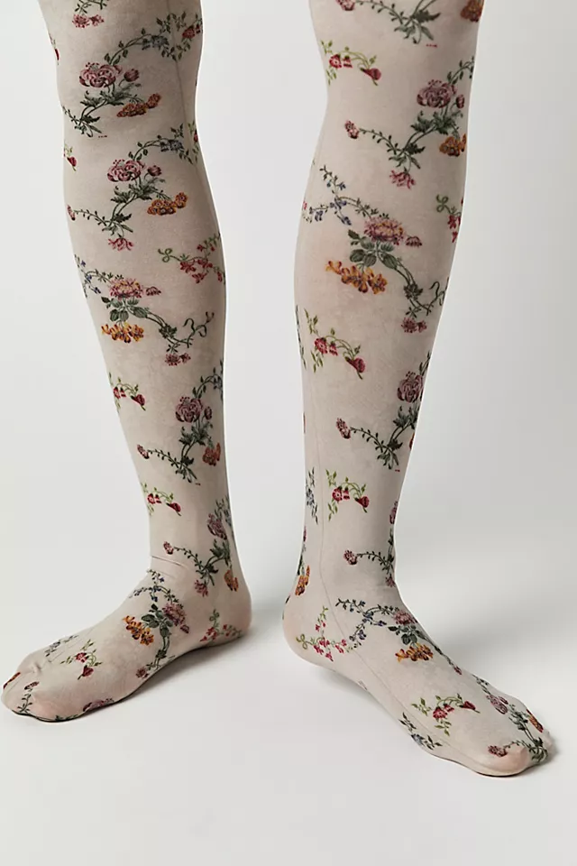 Fawn Tights Floral