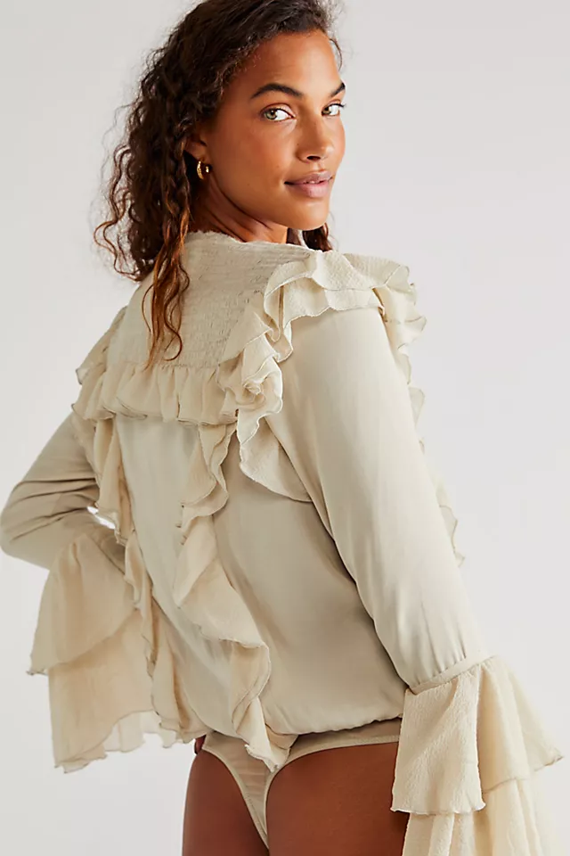 In The Limelight Bodysuit Morning Oat