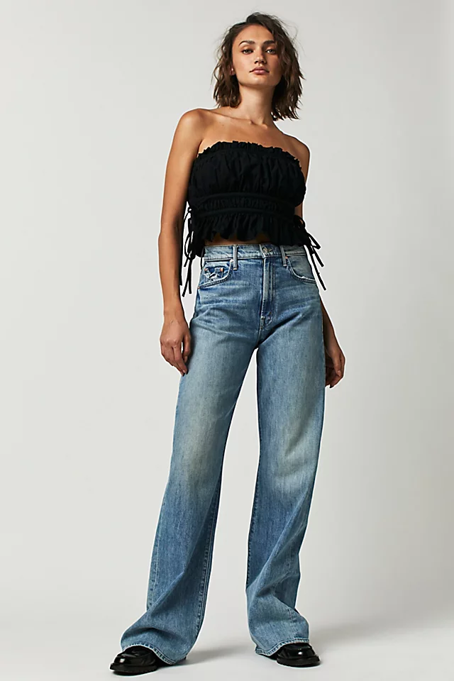MOTHER The Lasso Heel Jeans Left In The Dust