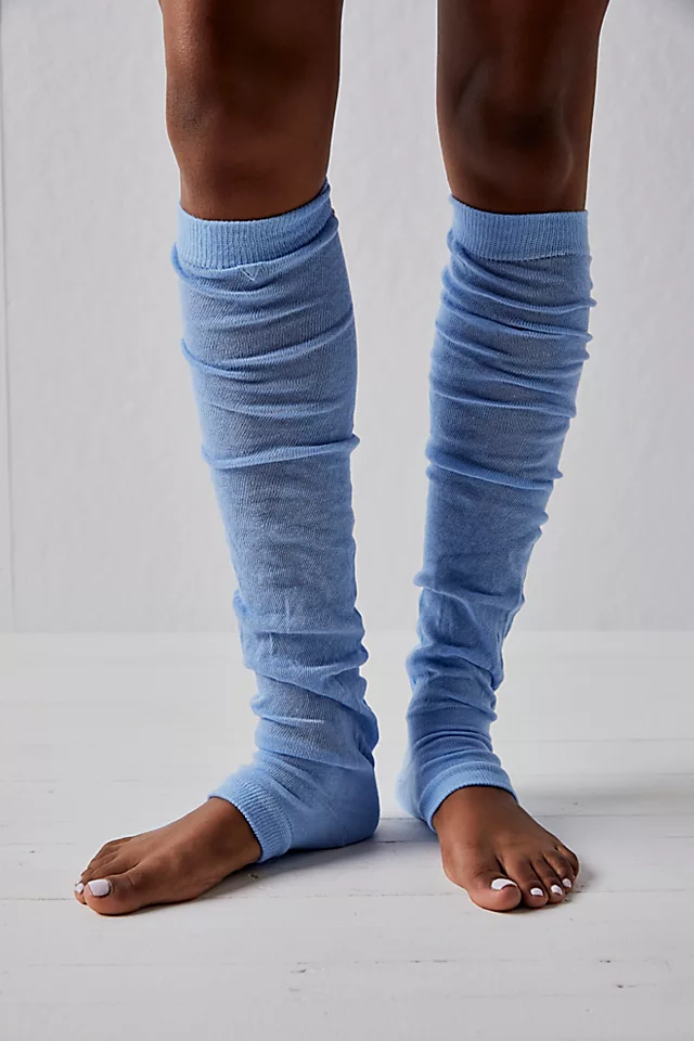 Arebesk Vintage Leg Warmers Light Blue