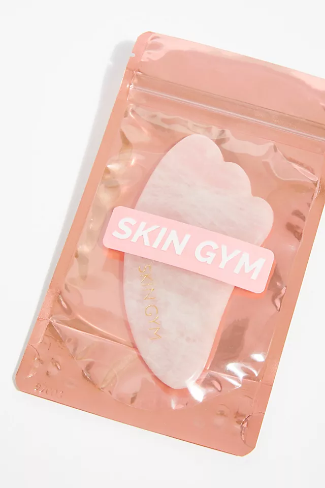 Skin Gym Gua Sha Crystal Beauty Tool Rose Quartz
