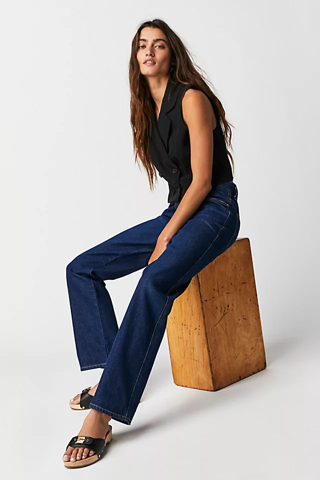 AGOLDE Pinch Waist Kick Flare Jeans Radio