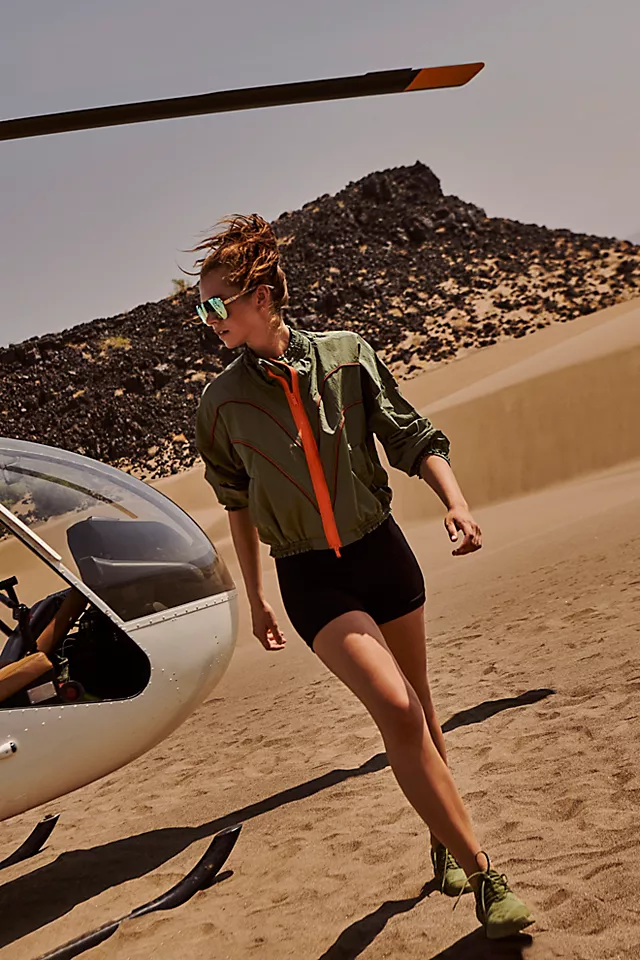 Starting Lineup Windbreaker Olive Combo