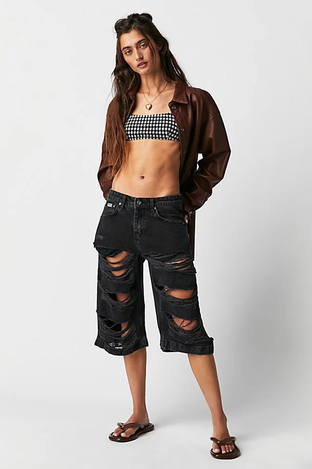 The Ragged Priest Thunder Shorts Charcoal