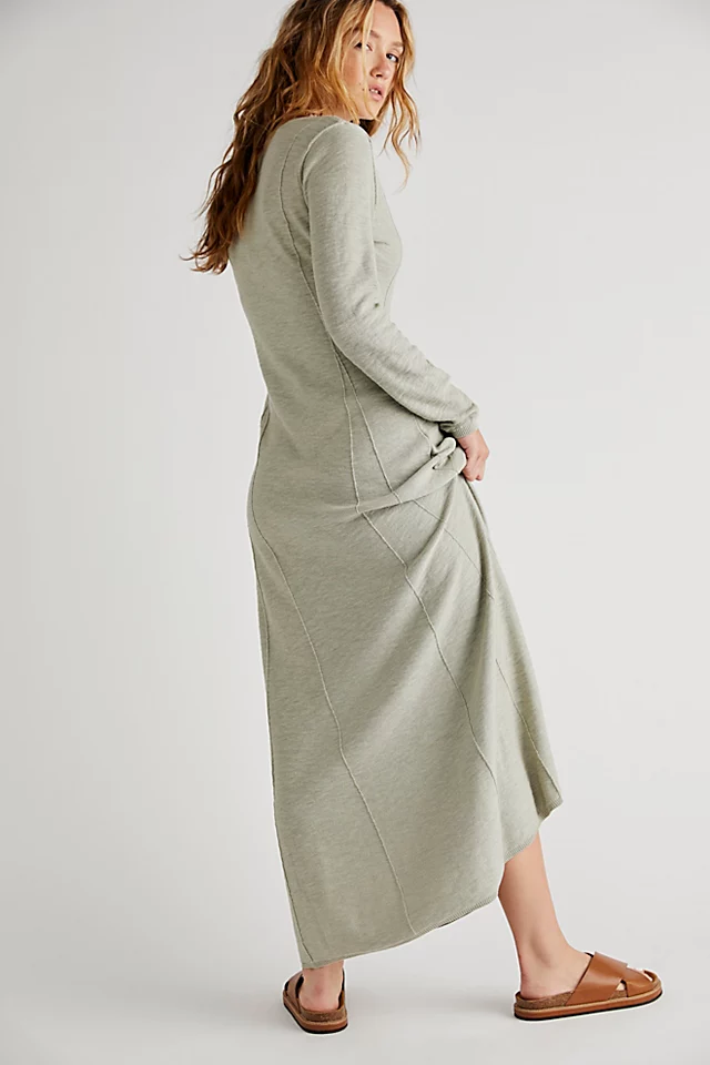 El Topo Sweater Maxi Salt Water Khaki
