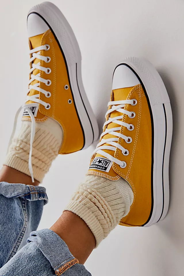 Chuck Taylor All Star Lift Sneakers Thriftshop Yellow