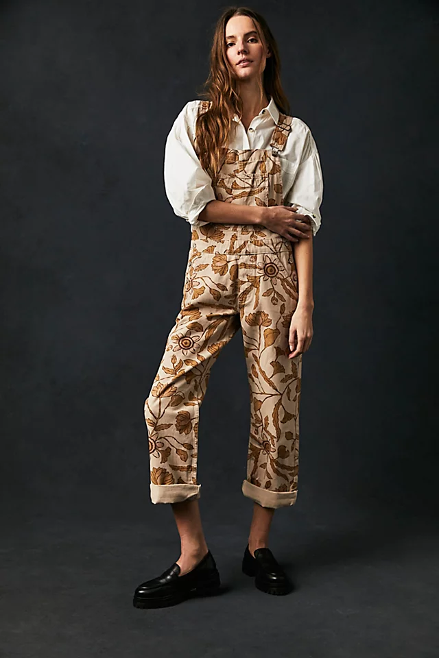 Ziggy Harmony Overalls Peach Sand Combo - Lotus