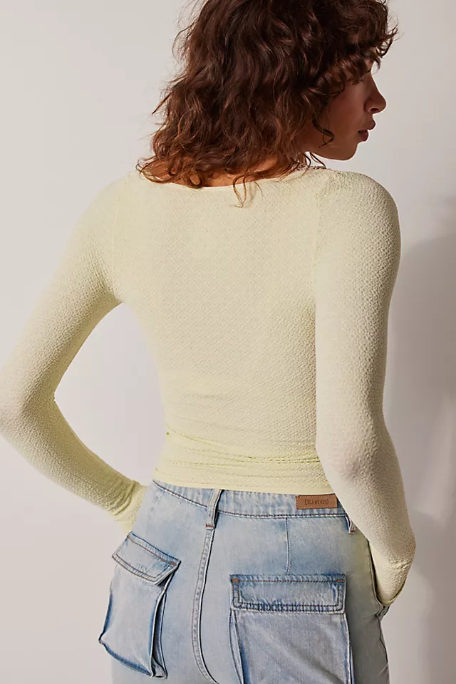 Love Letter Long Sleeve Lime Sorbetto