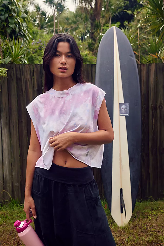 Inspire Printed Tank Blush Combo